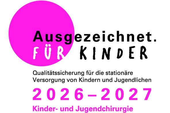 Zertifikat "Ausgezeichnet für Kinder"