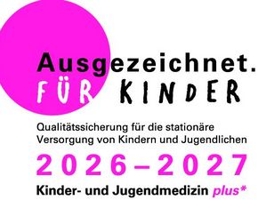 Zertifikat "Ausgezeichnet für Kinder"
