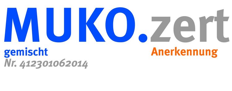 Siegel Anerkennung Mukoviszidose-Einrichtung