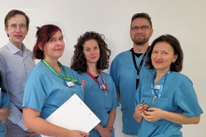 Team des Studienzentrums der Augenklinik