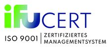 Siegel für die Zertifizierung nach ISO 9001:2015