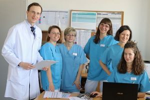 Team des Studienzentrums der Augenklinik